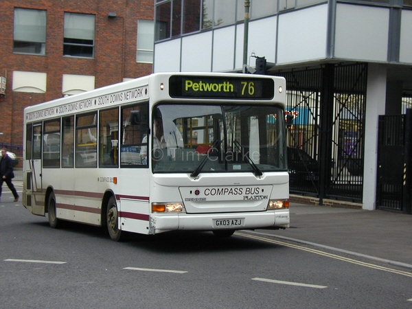 Transbus Dart GX03AZJ o ld Compass livery