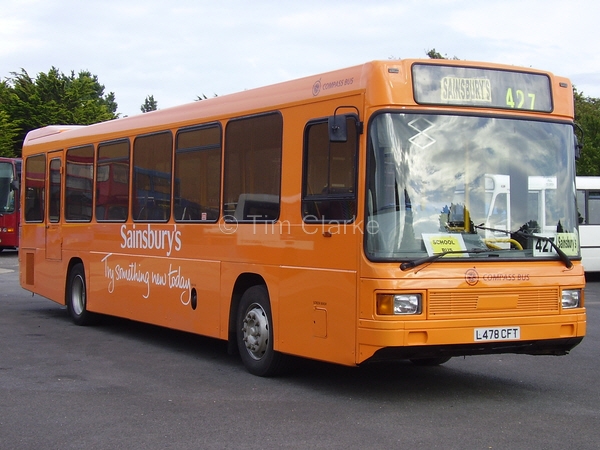 Dennis Lance L478 CFT in full Sainsbury's livery
