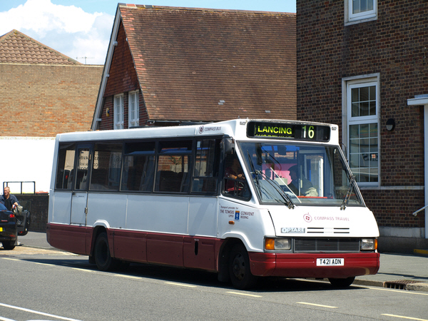 Optare MetroRider T421 ADN with The Towers Convent branding