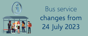 Compass Travel bus changes from 24 July 2023.