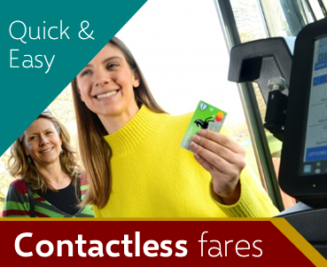 Pay your bus fare with contactless